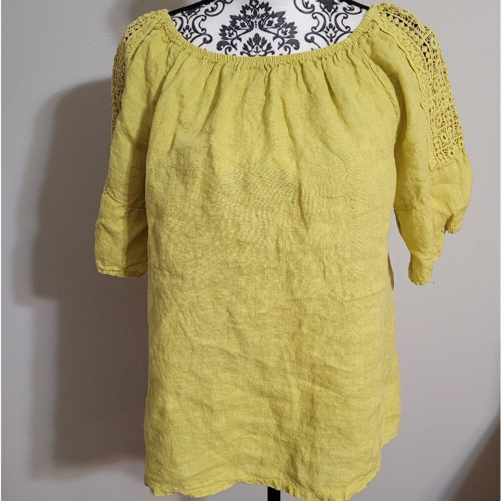 Terzo Millennio Itay made Linen top